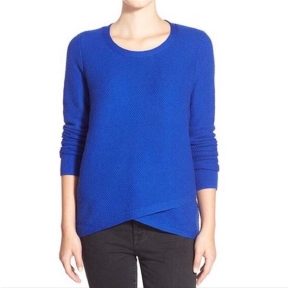 Madewell Cobalt Blue Feature Pullover Sweater